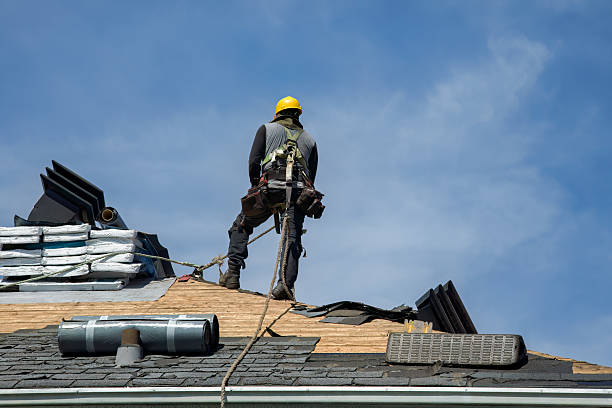Professional Roofing technician working in Mohegan Lake, NY